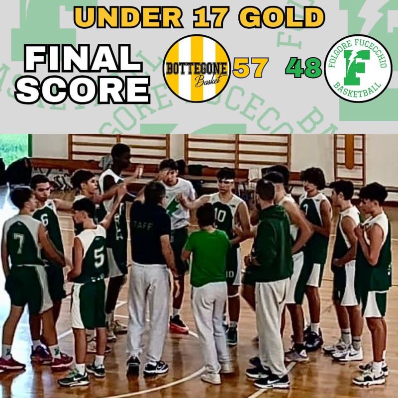 UNDER 17 GOLD:LA REAZIONE E’ BUONA MA NON BASTA PER VINCERE